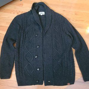 Distillery Cardigan, Men's Medium, Gray
